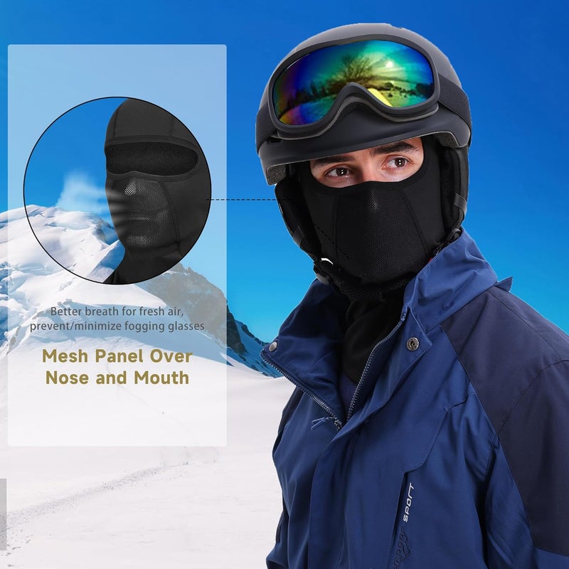 Eyegla Balaclava Ski Mask for Men Cold Weather,Winter Thermal Face Mask Women for Snowboarding Motorcycle Cycling - Image 2